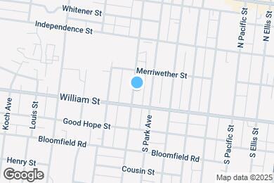 Map image of the property - 128 South West End Boulevard