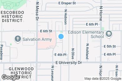 Map image of the property - 531 N Lesueur