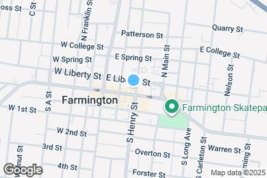 Map image of the property - 119 E Columbia St
