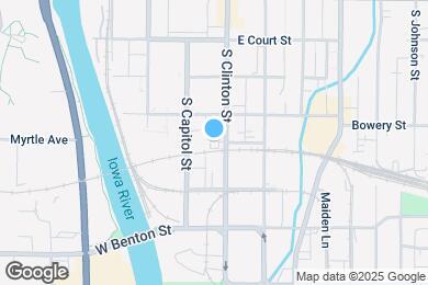 Map image of the property - 625 S Clinton St