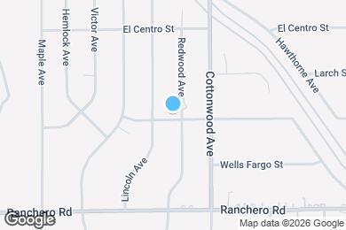 Map image of the property - 7518 Redwood Ave