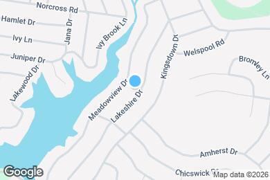 Map image of the property - 165 Lakeshire Dr