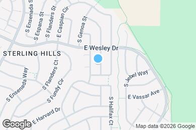Map image of the property - 2455 S Gibralter Way