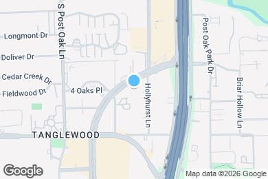 Map image of the property - Aston Post Oak