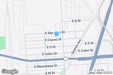 Map image of the property - 1415 E Cruces St
