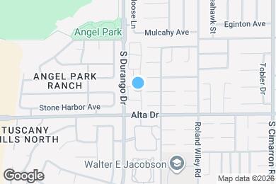 Map image of the property - 8450 Alta Dr