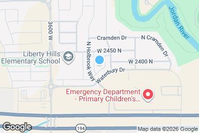 Map image of the property - 3334 W Lazy J Ln