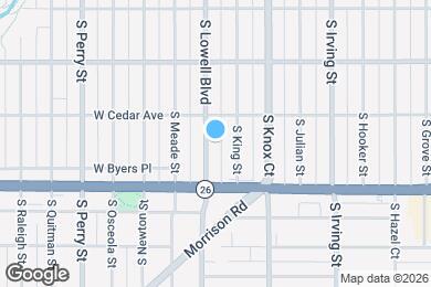 Map image of the property - 232 S Lowell Blvd