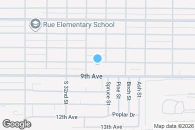 Map image of the property - 3015 8th Ave