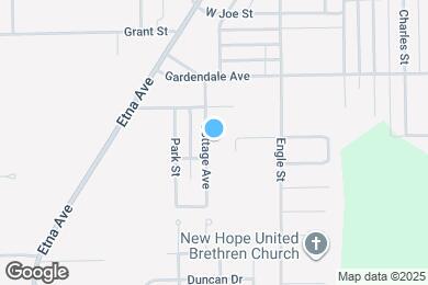 Map image of the property - 1645 Cottage Ave