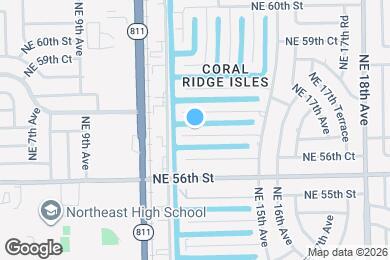 Map image of the property - 1419 NE 57th St