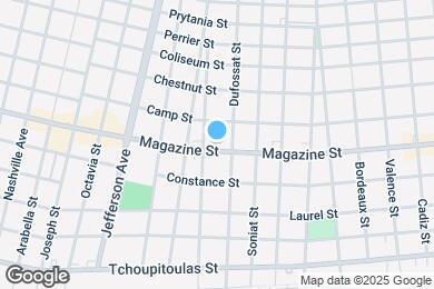 Map image of the property - 5221 Magazine St