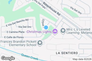 Map image of the property - 22193 E Calle de Flores