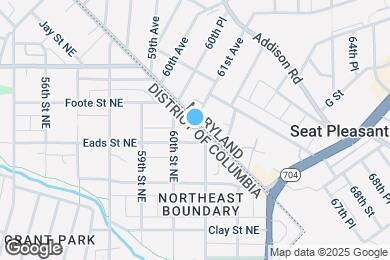 Map image of the property - 506 Eastern Ave NE