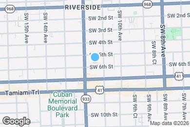 Map image of the property - 1135 SW 6th St