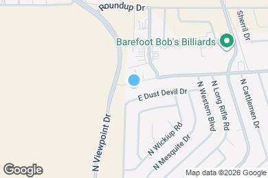 Map image of the property - 8017 E Long Mesa Dr
