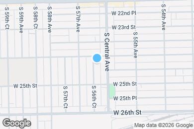 Map image of the property - 2411 S 56th Ct