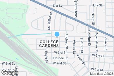 Map image of the property - 1934 W 6th St