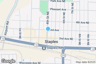 Map image of the property - 220 4th St NE