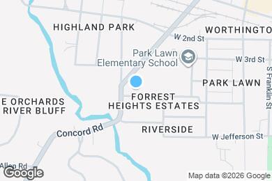 Map image of the property - 542 W 5th St