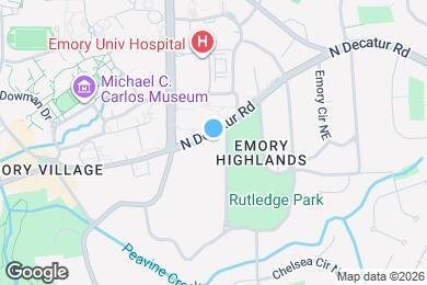 Map image of the property - The Residence at 1743 N Decatur