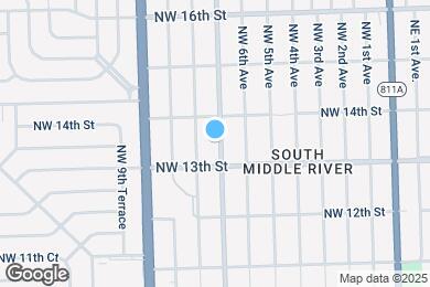 Map image of the property - 1321 NW 7th Ave