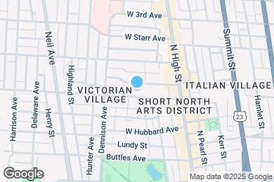 Map image of the property - 100 W 1st Ave