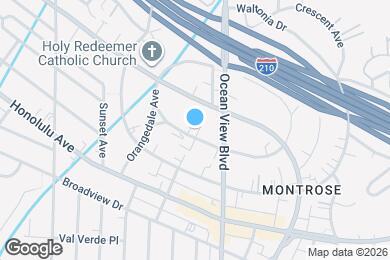 Map image of the property - Casa Del Mar Apartments
