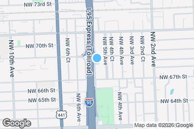 Map image of the property - 6825 NW 5th Ct