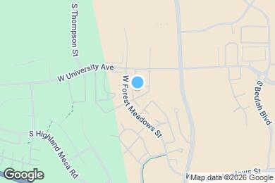 Map image of the property - 1185 W University Ave