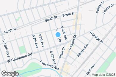 Map image of the property - 148 S 4th Ave