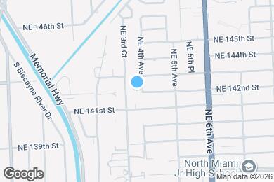 Map image of the property - 14212 NE 4th Ave