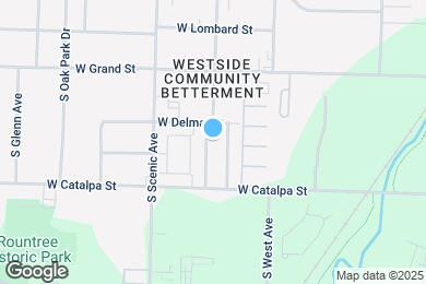 Map image of the property - 1112 S Clifton Ave