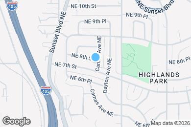 Map image of the property - 757 Camas Ave NE