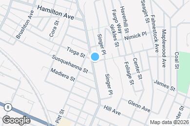Map image of the property - 1514 Wood St