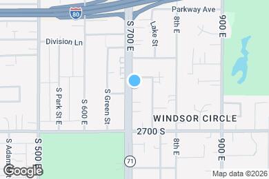Map image of the property - 2577 S 700 E