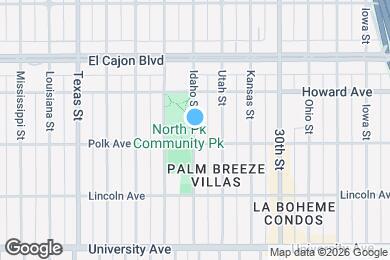 Map image of the property - 4121 1/2 Idaho St