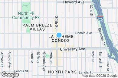 Map image of the property - 3950 Ohio St