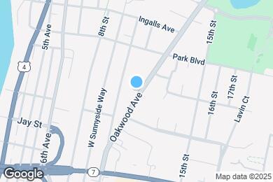Map image of the property - 68 Oakwood Ave