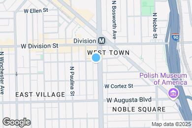 Map image of the property - 1118 N Ashland Ave
