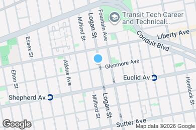 Map image of the property - 903 Glenmore Ave