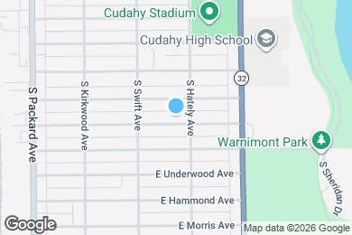 Map image of the property - 3858 E Edgerton Ave