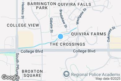 Map image of the property - 12756 W 110th Terrace