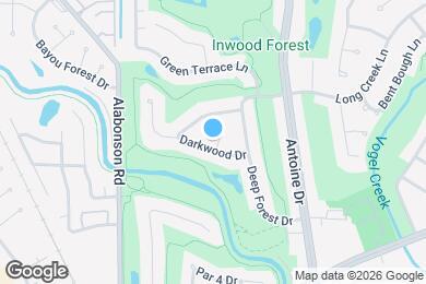 Map image of the property - 5926 Darkwood Dr