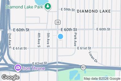 Map image of the property - 6029 Portland Ave S