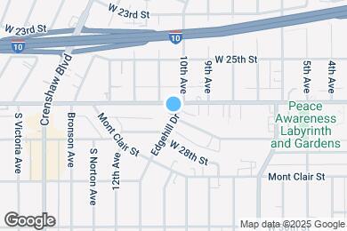 Map image of the property - 2615 Edgehill Dr