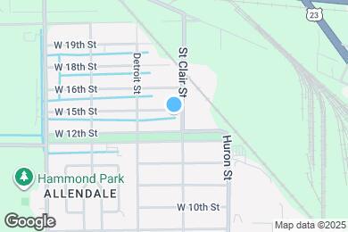 Map image of the property - 2912 W 15th St
