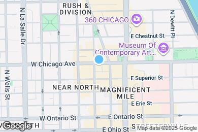 Map image of the property - 45 E Chicago Ave
