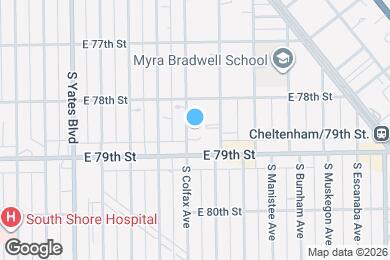 Map image of the property - 7831 S Colfax Ave