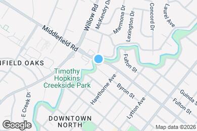 Map image of the property - 660 Palo Alto Ave